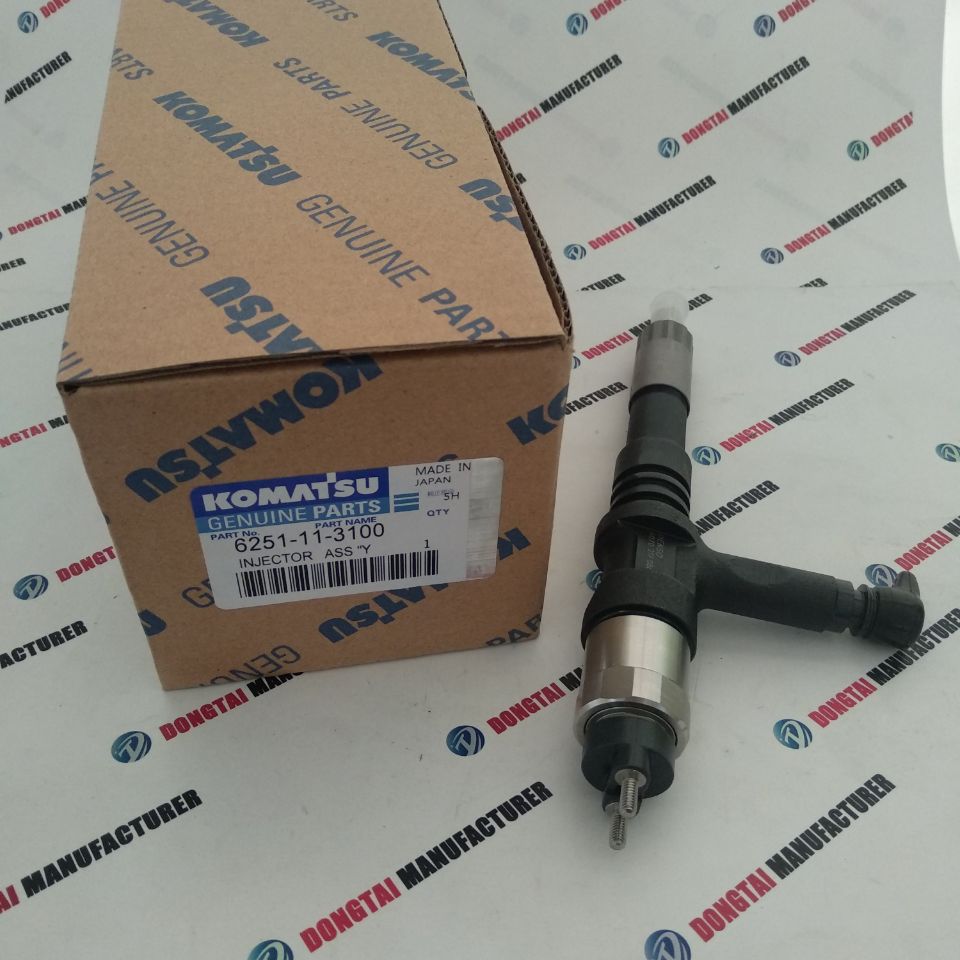 DENSO Common Rail Injector 095000-6070  6251-11-3100 FOR KOMATSU PC400-8 PC450-8