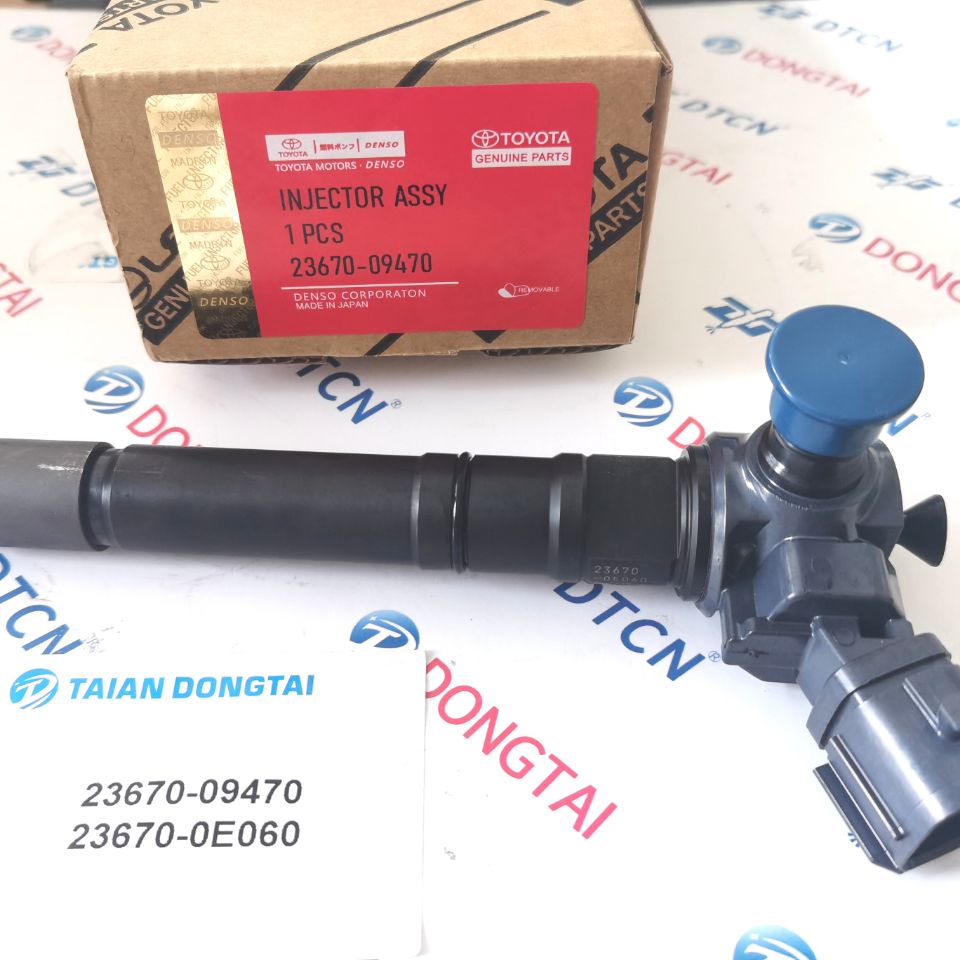 23670-0E060 ORIGINAL COMMON RAIL INJECTOR 23670-0E060,23670-09470,G4S060 FOR Toyota 1GD